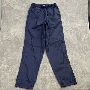 Vintage Nike Sweatpants Mens Large Windbreaker Navy Blue White Tag Track 90’s